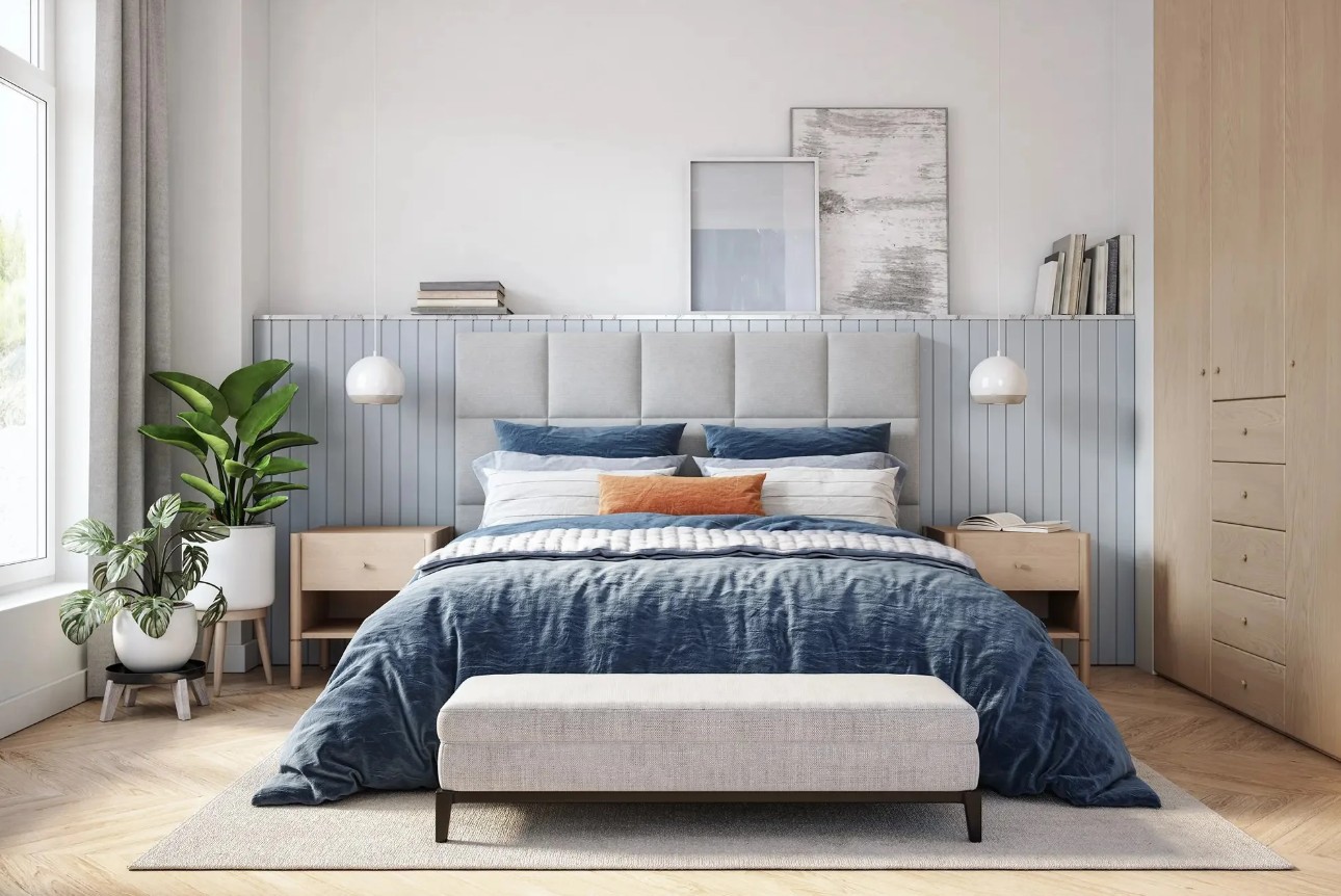Airbnb bedroom ready for the next guest in Broward County
